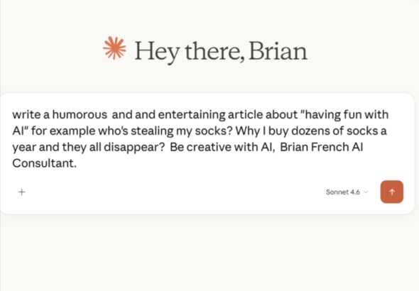 having fun with AI Brian Fench