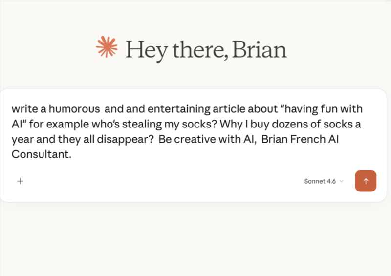 having fun with AI Brian Fench